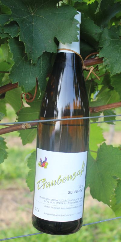 <br>Traubensaft Scheurebe weiß<br>